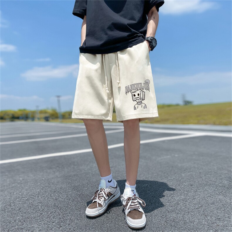 重磅夏季麂皮绒休闲短裤休闲五分裤JDK463-特p25控48,男装牛仔裤,电商B370
