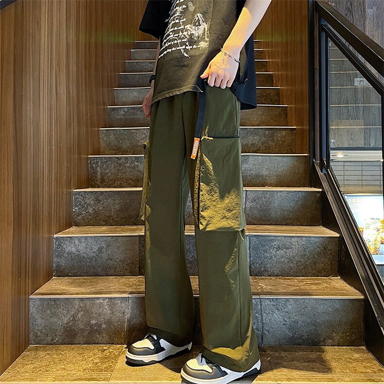主推！夏季薄款工装裤宽松户外速干休闲裤313A-1-NK116-P55控68,男装休闲裤,星座808A-1