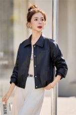 【春季女装新款】2026大量现货时尚复古百搭短款皮衣外套，女装皮衣，魅衣本色