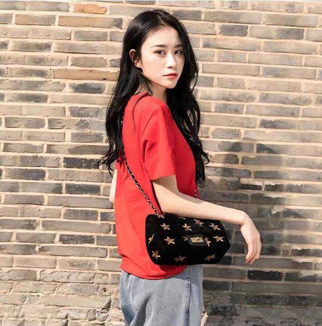 时尚印花图案宽松百搭休闲短袖T恤,女装T恤,L·H·X