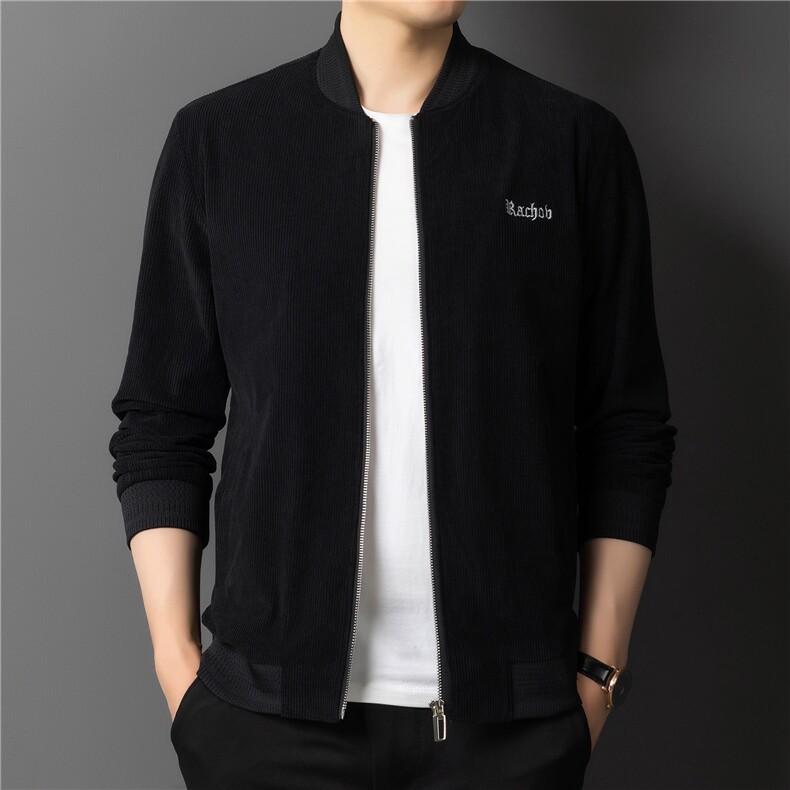 中青年男士外套春季新款百搭休闲装棒球领夹克外套男JTZ8889-P130,男装夹克,电商B212（原钱塘6029）