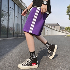 19夏季男士潮流多色侧条纹短裤新款情侣五分运动裤潮男 DS407T，男装休闲裤，电商A102