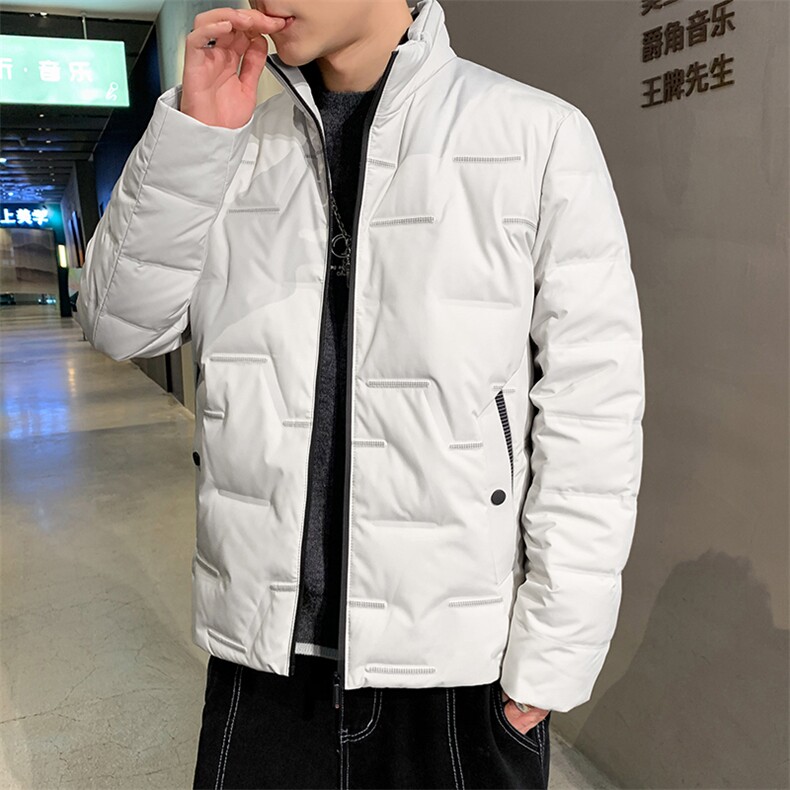 羽绒服男士冬季新款中青年白鸭绒加厚保暖外套男装潮流休闲上衣,男装羽绒服,电商B212（原钱塘6029）