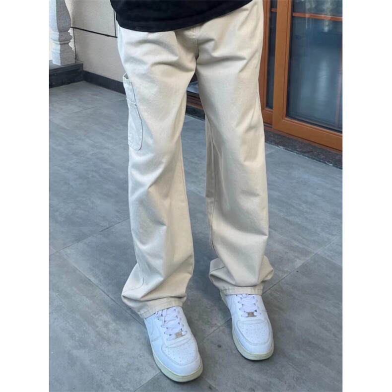 【有货】米杏色工装裤男款美式复古cleanfit裤子1007-KZD43HH-P45,男装工装外套,星座1007（原301D）