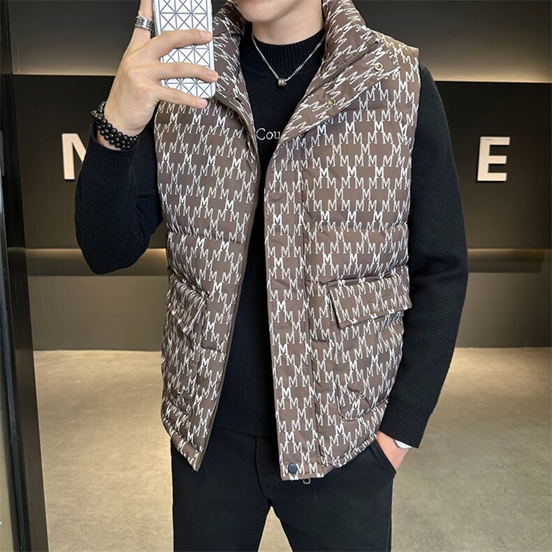 2025-1018-M636-P70-男士2冬季马甲棉服宽松坎肩无袖棉衣加厚外套,男装背心/马甲,星座1018