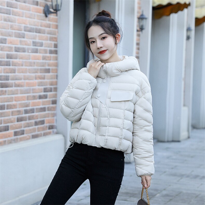 现货！2024秋冬新款休闲短款羽绒服小个子面包服女装,女装羽绒服,仟媚宠