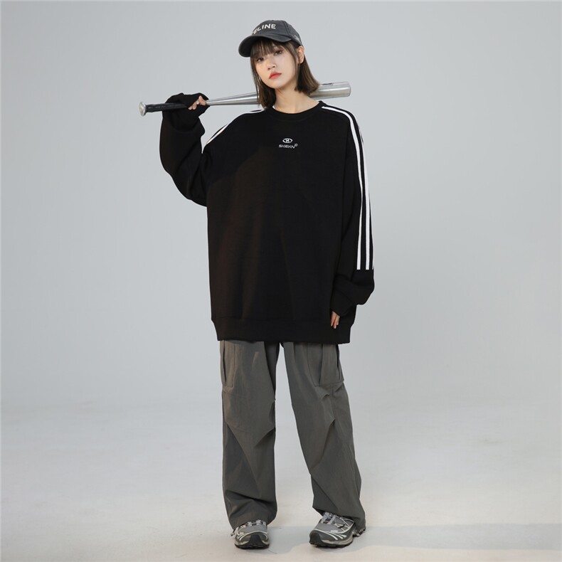 小众设计感秋季长袖卫衣男女上衣宽松慵懒风情侣外套潮WY271-P48,女装短外套,星座1008-1