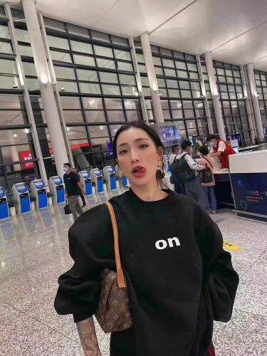 加绒加厚卫衣，女装卫衣/绒衫，晨贝