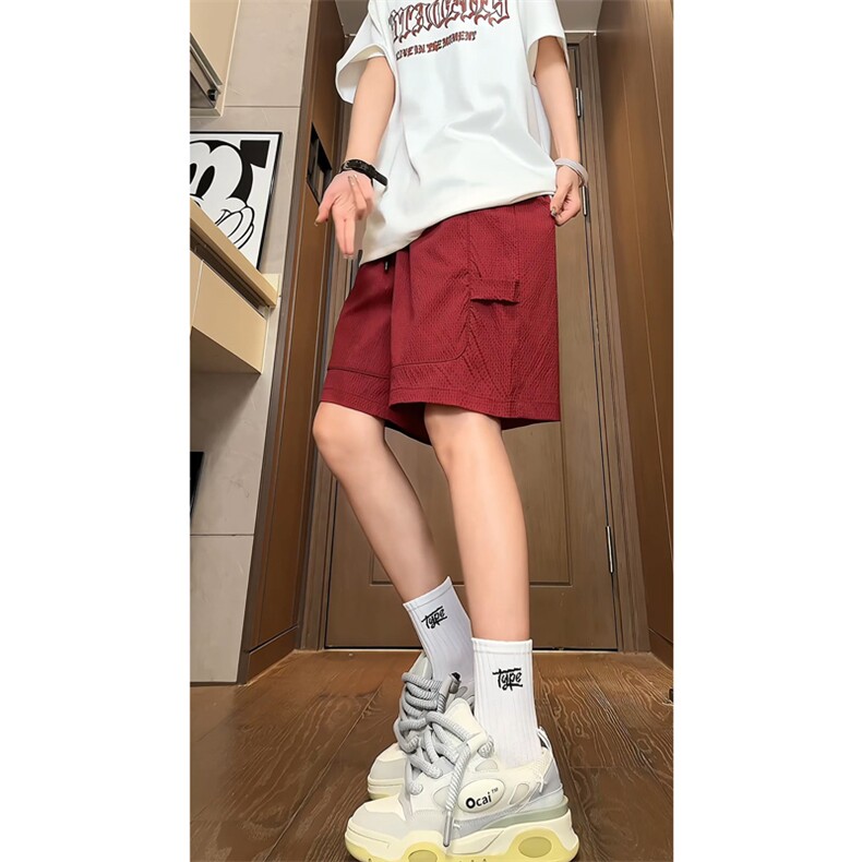 量大优供视频泡泡纱速干短裤男CP75-特p25,男装牛仔裤,电商B371