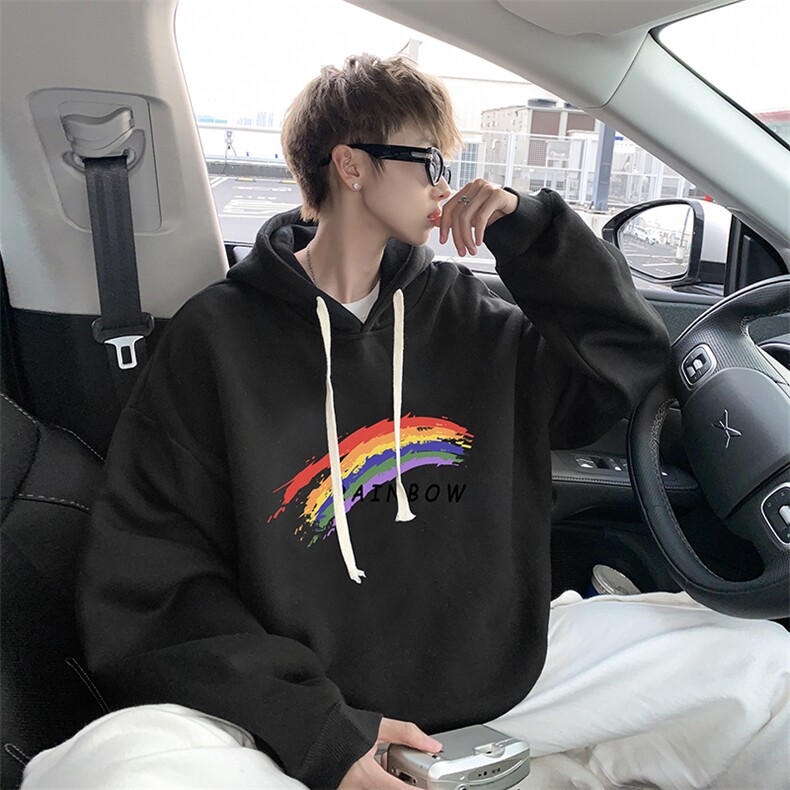 8XL连帽卫衣男大码胖子帽衫大号运动服WY2064-P35加绒款-P40,男装卫衣,电商A040