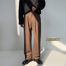 港风抖音品质休闲裤西裤真超复合加绒P65控88常规款P50控68，男装西裤，电商A014