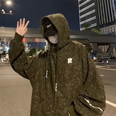 华夫格男潮ins港风潮流连帽卫衣XW025P48，男装卫衣，星座1116-2