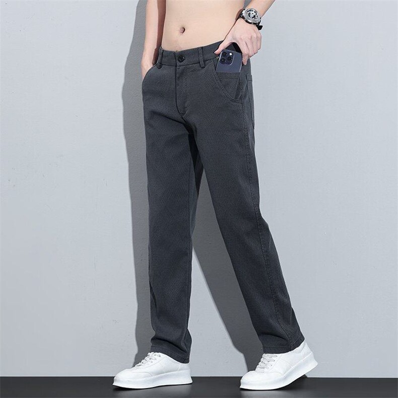 春夏季休闲裤男款2026年新款直筒修身莱塞尔天丝牛仔裤Y8102外贸,男装休闲裤,星座224-1