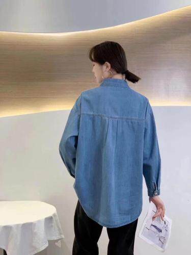 新款牛仔衬衫，女装衬衫，MST