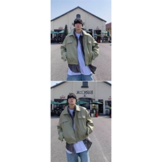 美式复古短款皮衣外套男春秋季潮牌宽松休闲街头机车翻领PU皮夹克，男装夹克，星座506A