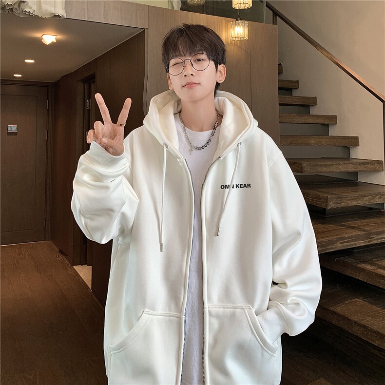 美式全棉400克连帽开衫宽松百搭休闲卫衣同步常规KS502-P50,男装卫衣,星座610B-1
