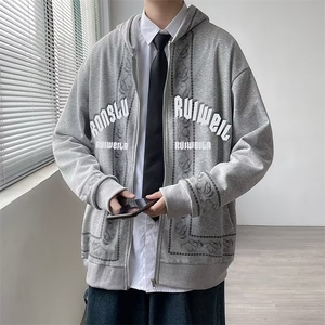 卫衣男潮牌秋冬高街hiphop外套W7021P35图片