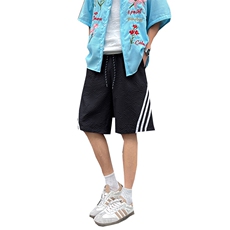 夏季美式高街hipho泡泡肌理速干运动五分短裤货号DK25155特P26，男装休闲裤，电商A063