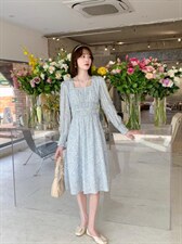 韩版甜美淑女时尚清新小碎花，其它，荷塘月色