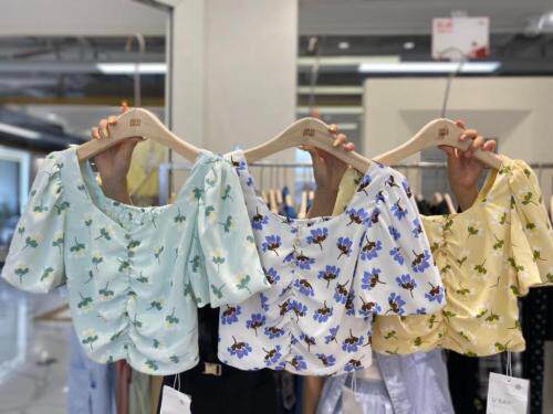 碎花上衣，女装，MJJ