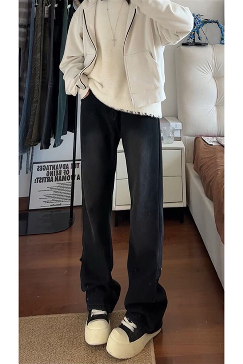 美式ins高街vibe重工艺水洗牛仔裤货号K2316P55,男装牛仔裤,电商A063