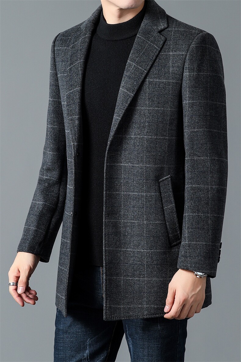 BEN22802钱塘2020-2中年男士冬季厚款时尚休闲百搭西服P260,男装西服,钱塘207-2