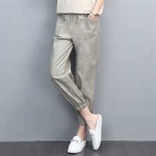 2021夏季新款简约时尚气质宽松舒适显瘦休闲裤，女装休闲裤，丽影随形