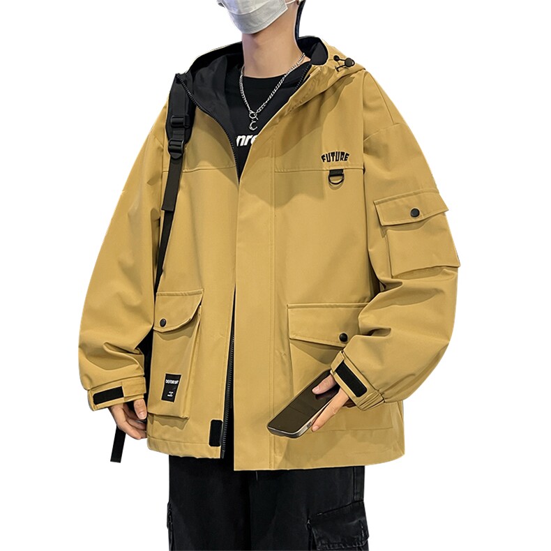 现货8501-P75大码控138春季大码户外连帽夹克外套,男装夹克,星座209