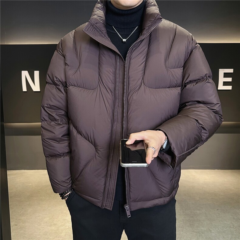 新标90绒云朵泡芙穿刺羽绒服男冬季2025新款A313-55803-P355,男装羽绒服,电商A313