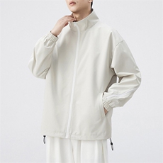秋季外景宽松夹克男立领上衣外套DSA157B-JK7861-P58，男装夹克，电商A157B
