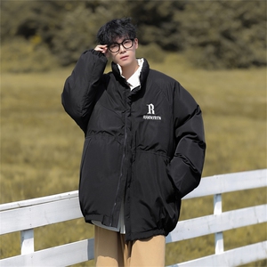 F65-P70 2024冬季潮牌保暖棉服棉衣美式复古立领面包服外套男图片