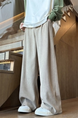 秋冬加厚灯芯绒半松紧休闲长裤K840特P45控68，男装休闲裤，电商A309