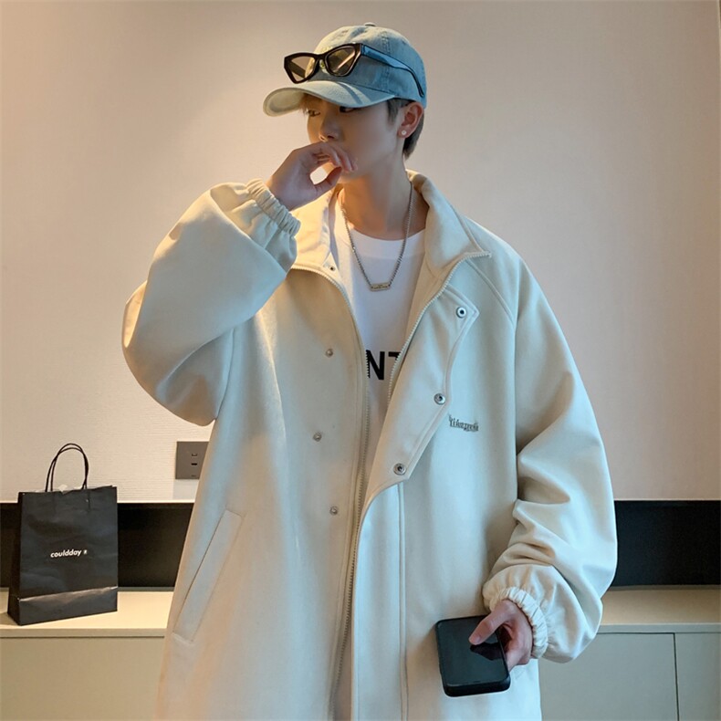 美式夹克衫潮男外套金属LOGO麂皮棒球服休闲冲锋衣6010-P60-控108,男装夹克,星座207