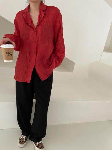 秋款衬衫，女装衬衫，LIN.Y