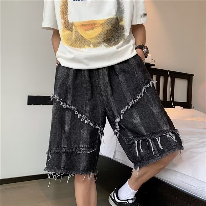 美式牛仔裤男春秋新款休闲直筒裤D6656P38,男装牛仔裤,星座1116-2