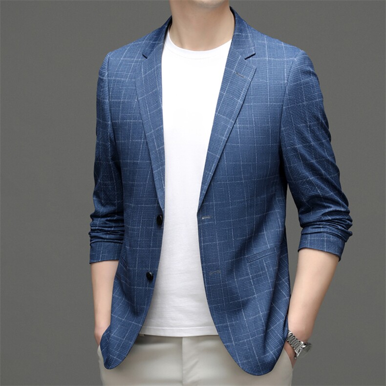 M5565-1钱塘2020-3春夏新款男士商务休闲西服潮流百搭外套P135,男装西服,钱塘207-3