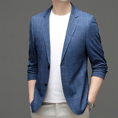 M5565-1钱塘2020-3春夏新款男士商务休闲西服潮流百搭外套P135，男装西服，钱塘207-3