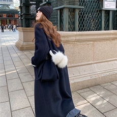 高端立领气质双面羊绒大衣女2025秋冬新款高级感长款羊毛呢子外套，女装羊绒大衣，2C218