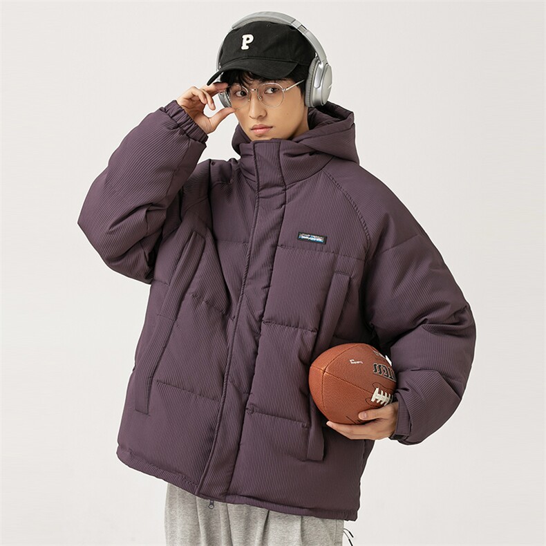 2026冬季新款男日系潮牌纯色连帽白鸭绒羽绒服加厚外套YR28-F235,男装羽绒服,电商A101（原外27）