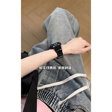 1506-1/KD8011/P41复古做旧百搭牛仔裤男女同款潮流痞帅显瘦，男装牛仔裤，星座1506-1