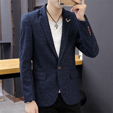 2021西服男外套韩版修身休闲小西装便服单西学生外套6618-P68，男装西服，星座217-4