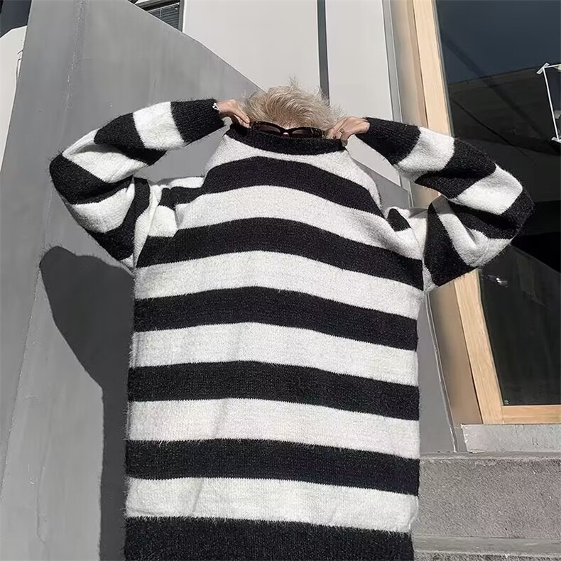 美式圆领毛衣男慵懒风休闲针织衫M5626P58,男装针织衫/毛衣,星座1116-2