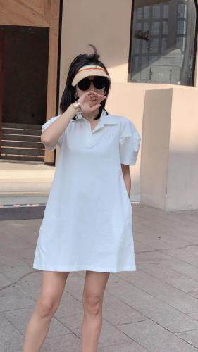 现货短袖连衣裙，女装连衣裙，LL+