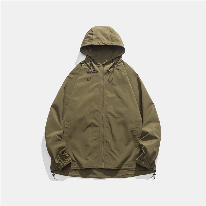 光板得物/唯品二开春装三防山系户外连帽冲锋衣夹克F50P58,男装夹克,电商A247