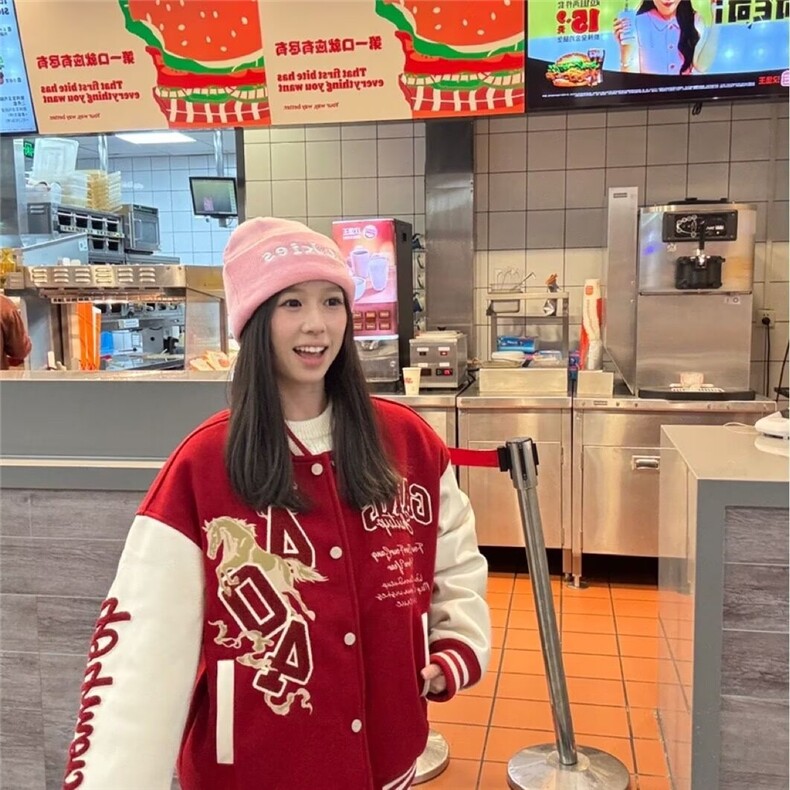 潮牌加厚棉服棒球服男女春秋季新款PU皮经典美式棉衣外套宽松百搭,男装棉衣,星座715-4