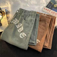 美式牛仔裤男春秋新款休闲直筒裤N5088P50，男装牛仔裤，星座1116-2