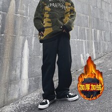 欧美高街vibe风工装裤春秋季美式牛仔裤N090P38加绒48，男装牛仔裤，星座1116-2