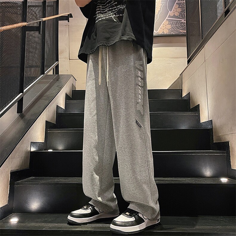 2025新款休闲舒适宽松卫裤情侣男女长裤A068-ZXK191-TP40,男装休闲裤,电商A068