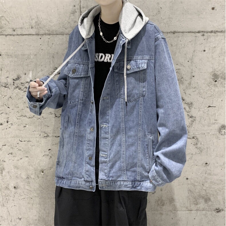 JK630-P75-控98现货牛仔夹克外套连帽,男装夹克,星座116