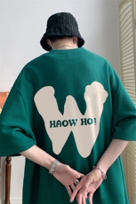 量大优重磅220克华夫格短袖T恤W印花HT3105-P20，男装T恤，星座508（原C305）